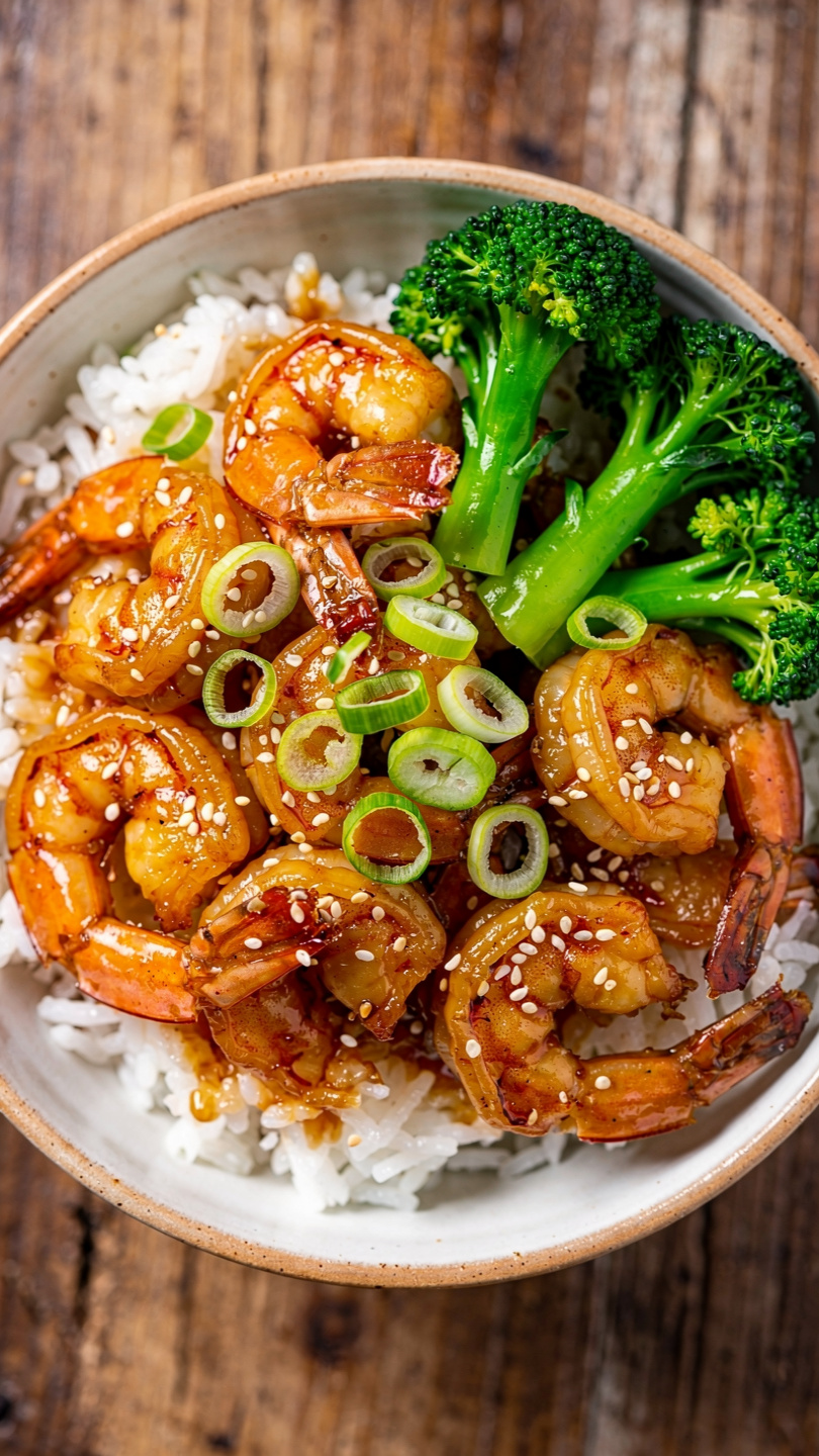 Teriyaki Shrimp Bowl