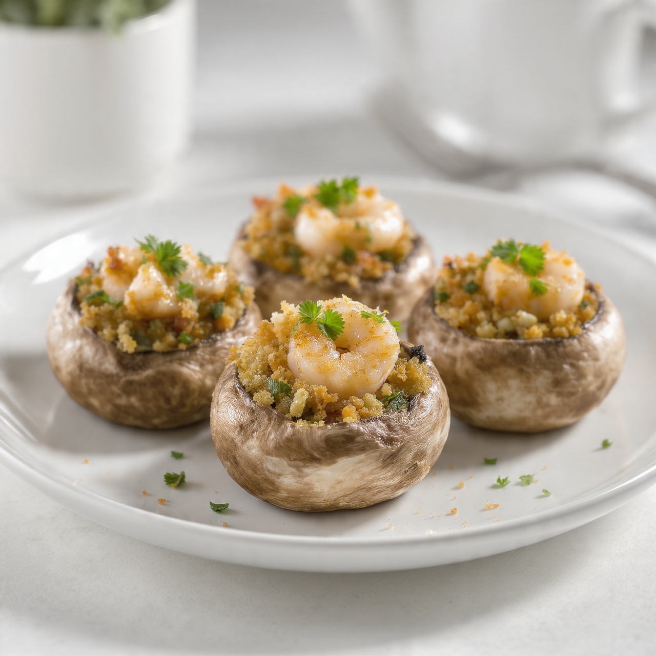 Shrimp Stuffed Mushrooms