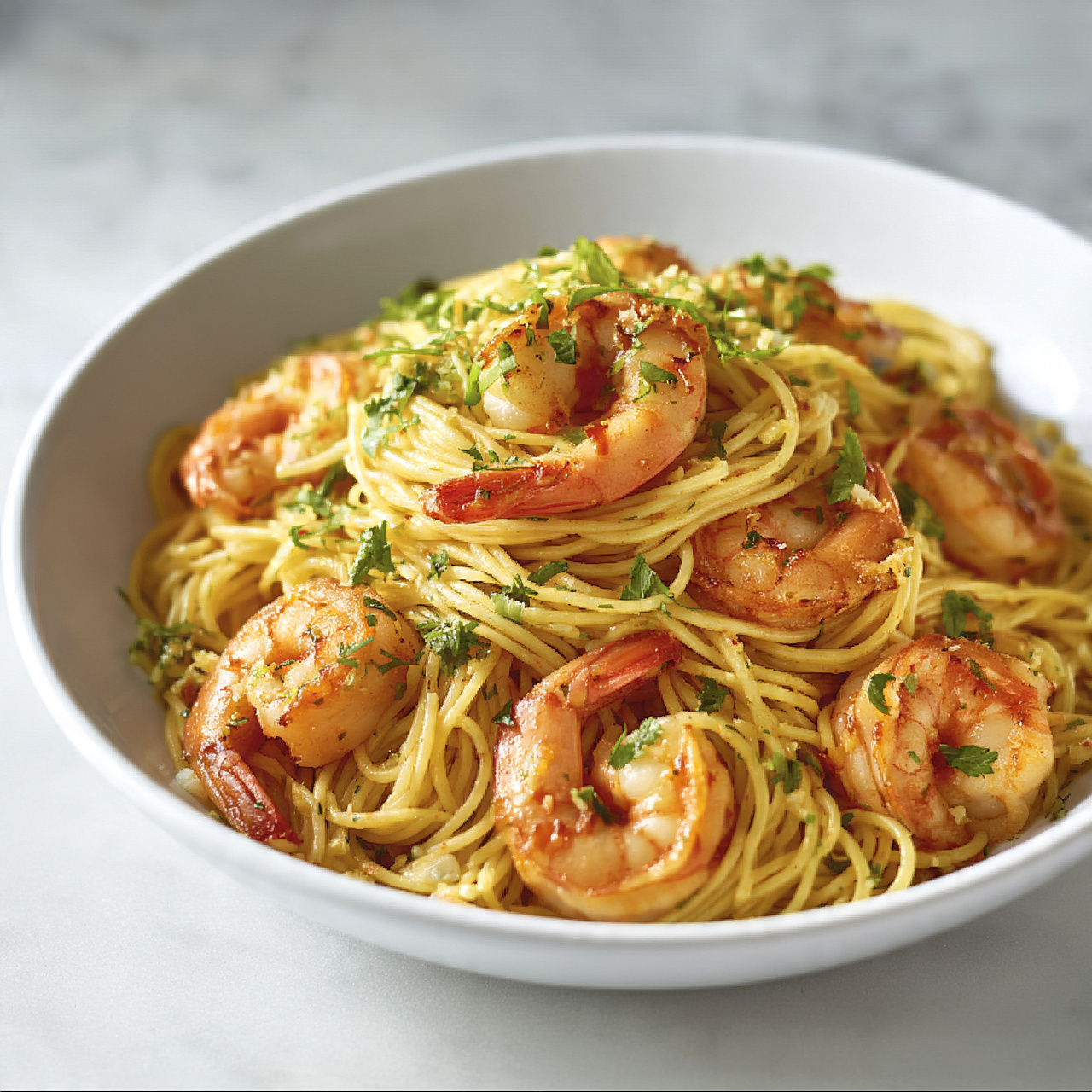 Spicy Shrimp Pasta with Cajun Butter Sauce