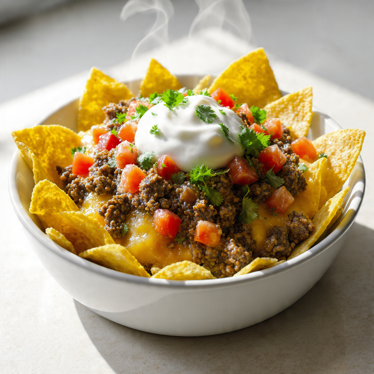 Beef Nachos Supreme