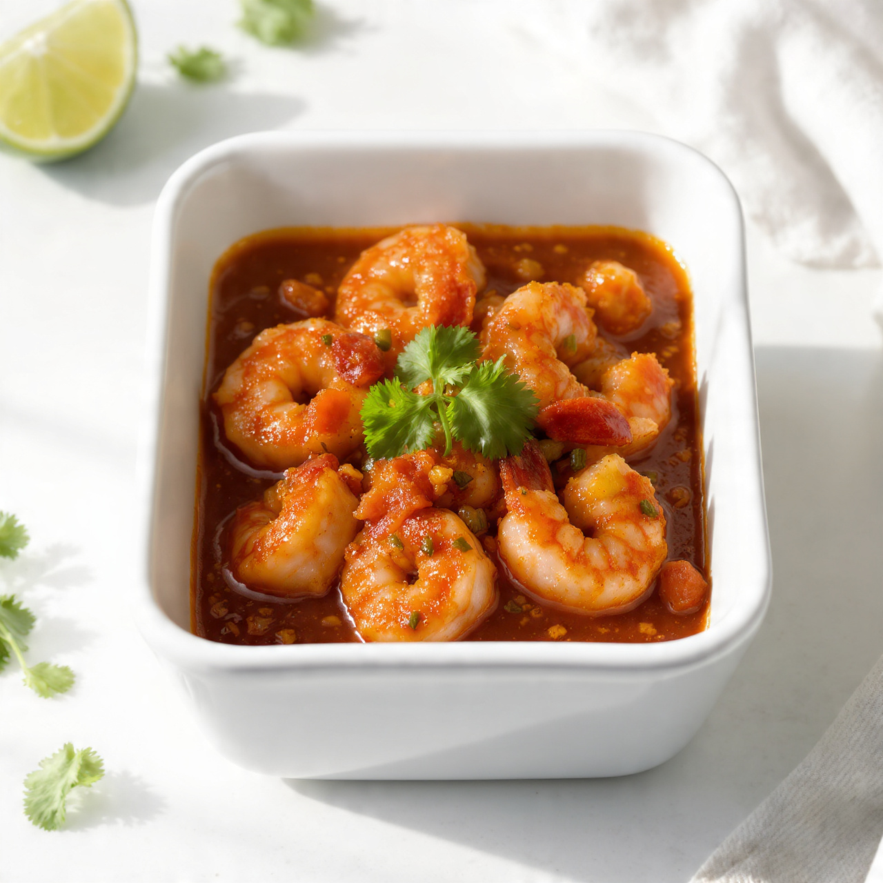 Shrimp Taco Marinade with Avocado Crema