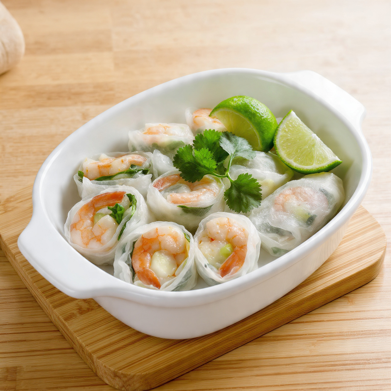 Shrimp Summer Rolls (Fresh Vietnamese-Style Rice Paper Wraps)