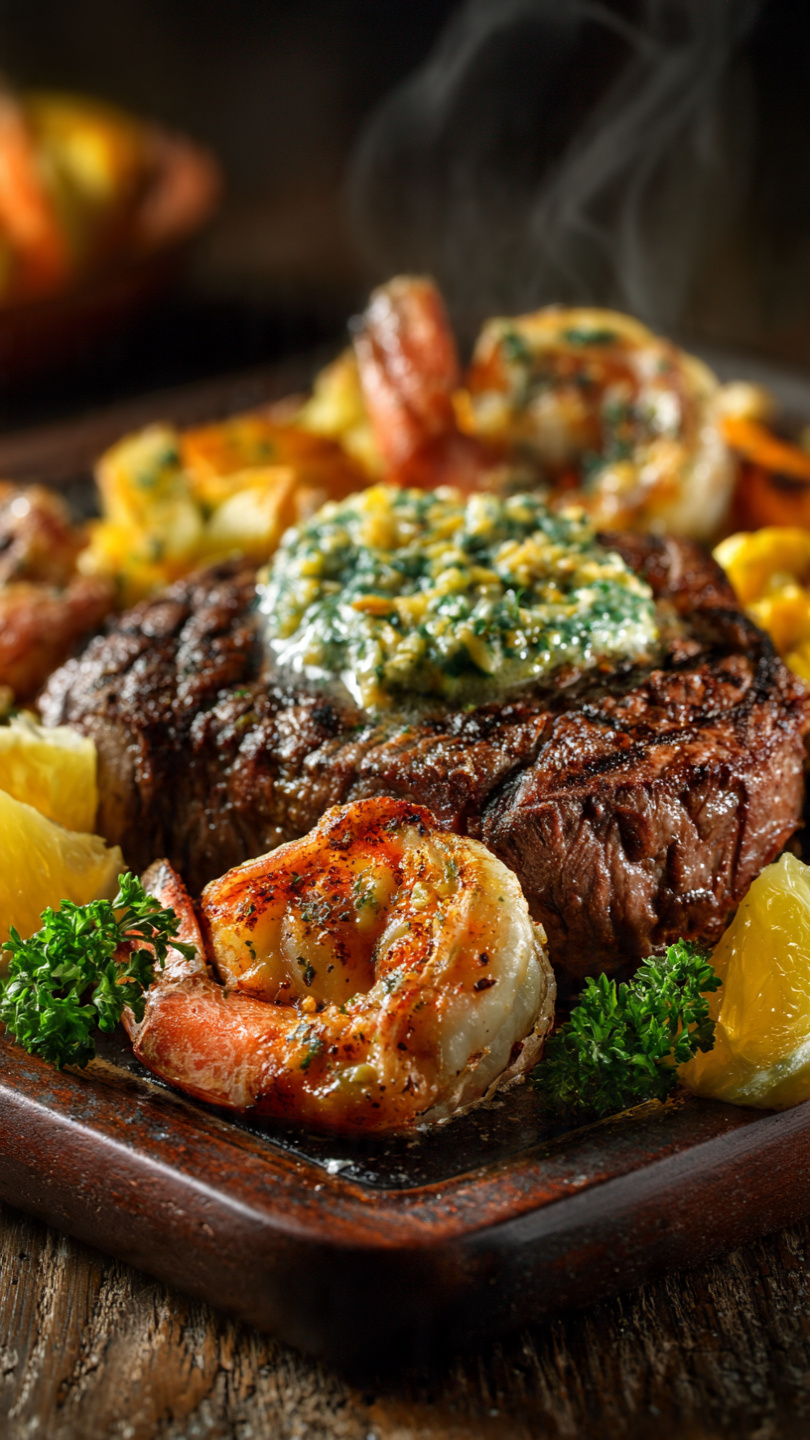 Steak and Shrimp Dinner for Two (The Ultimate Surf and Turf)