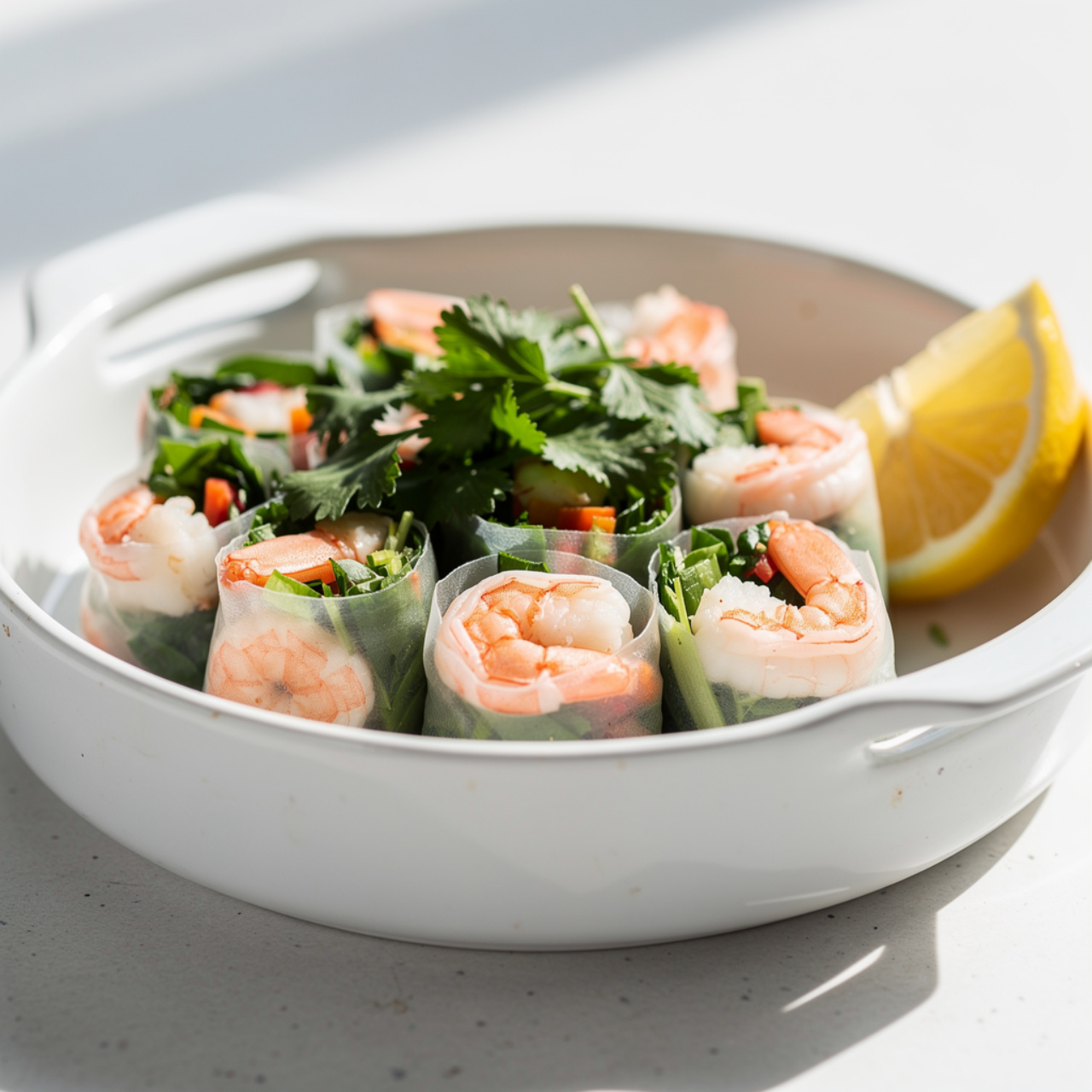 Shrimp Rice Paper Rolls