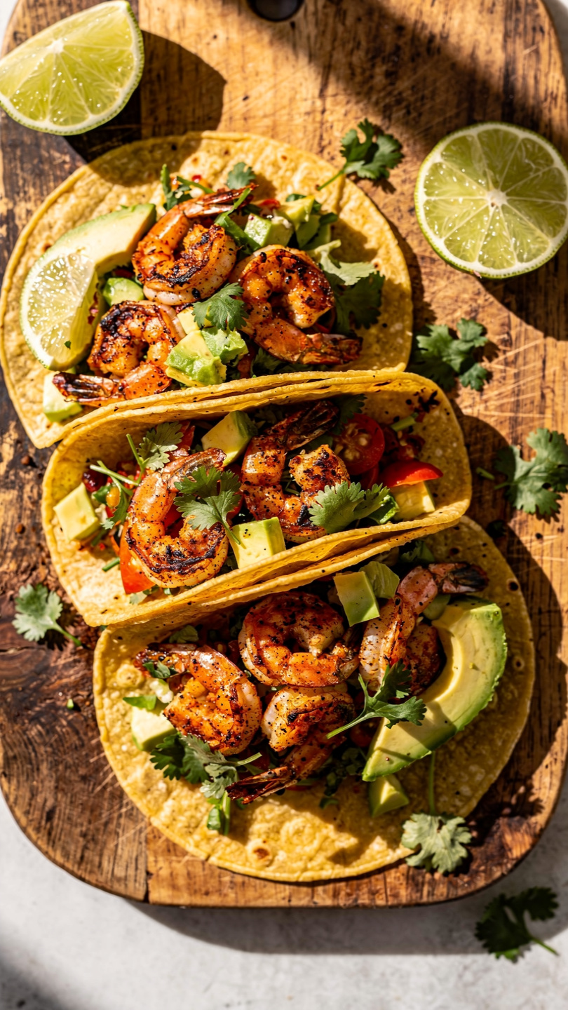 Whole30 Blackened Shrimp Tacos